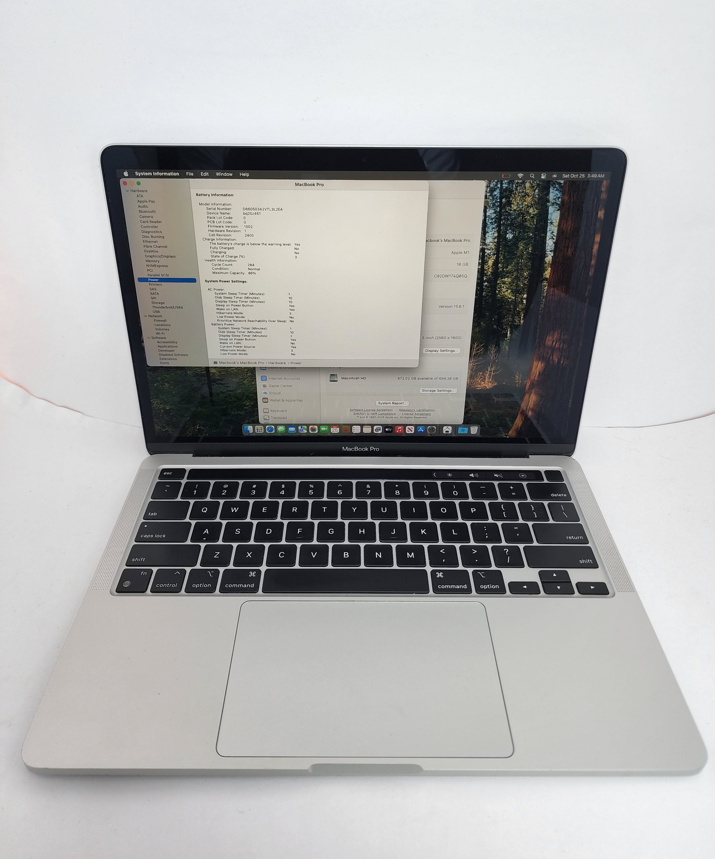 Apple MacBook Pro 13″ 2020 M1 16GB 512GB SSD - SamstofTech