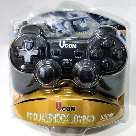 UCOM Single Wired Usb Pad Game Controller PC Laptop Desktop Gamepad
