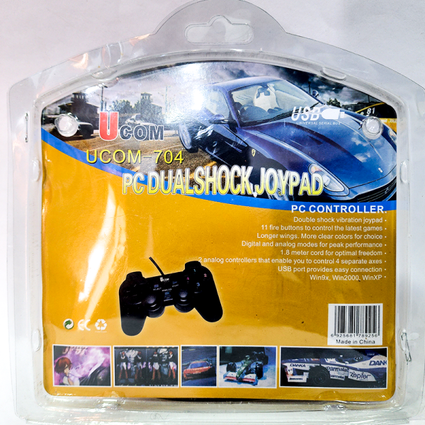 UCOM Single Wired Usb Pad Game Controller PC Laptop Desktop Gamepad