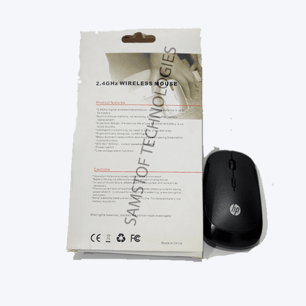 HP 2.4GHz Wireless Optical Mouse – Ergonomic & Compact