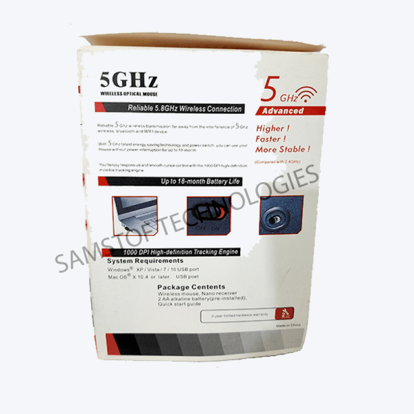 HP 5GHz Optical Wireless Mouse – Compact & Precise