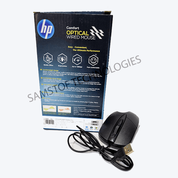 HP Quality Wired Optical Mouse M20 – Precise & Durable