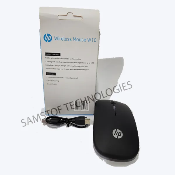 HP W10 Wireless Rechargeable Bluetooth Mouse – Ultra-Slim