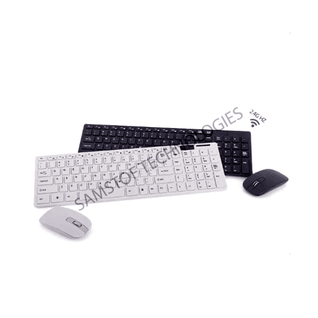 K-06 2.4G Wireless Keyboard & Mouse Combo – Long Range, Smart Battery System