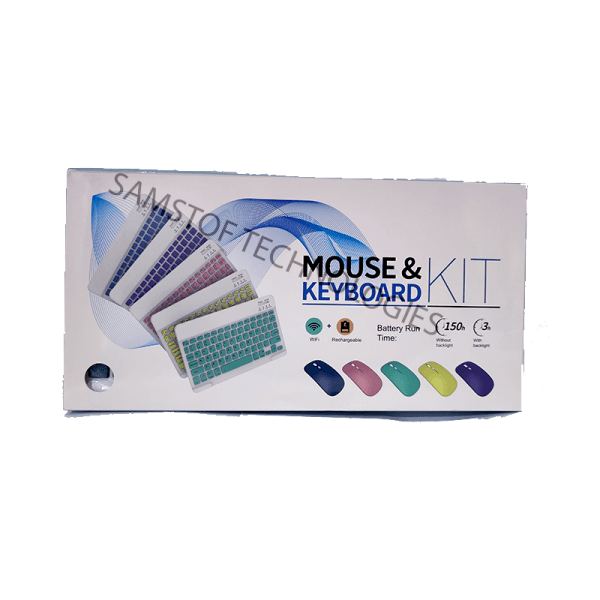 Wireless Keyboard & Mouse Kit With Backlight