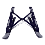 Adjustable Aluminum Foldable Laptop Stand – Portable, Ergonomic & Heat-Dissipating