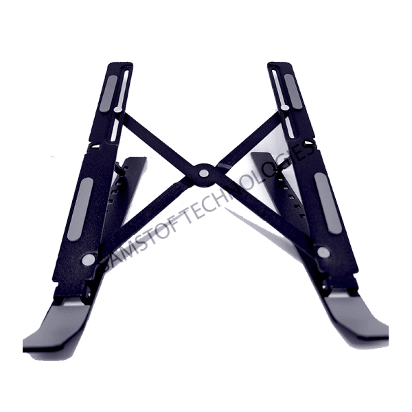 Adjustable Aluminum Foldable Laptop Stand – Portable, Ergonomic & Heat-Dissipating