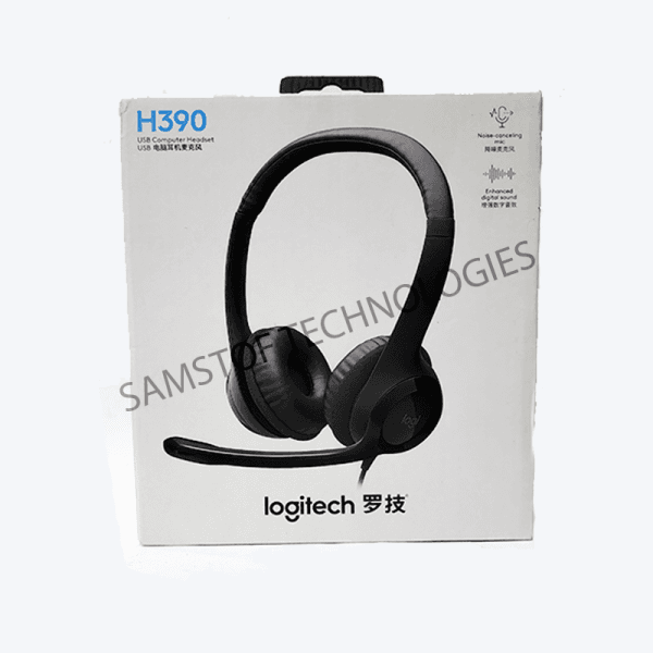 Logitech H390 USB Headset – Noise Cancelling Mic