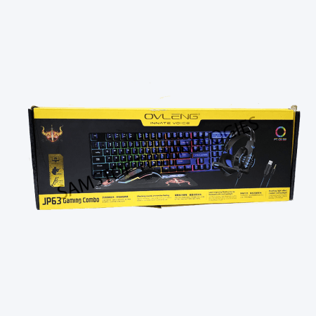 JP 63 Gaming Combo Set– Keyboard, Mouse, Headset & Mouse Pad