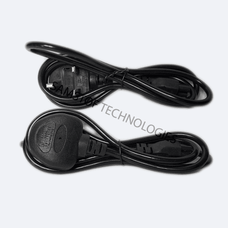 New 3-Pin Laptop Charger Power Cable