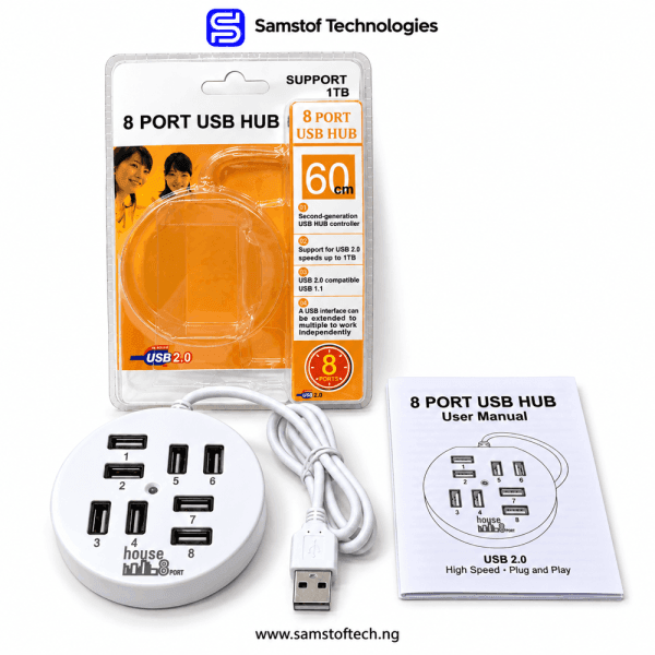 8-Port USB Hub