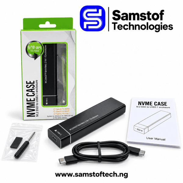 M.2 SATA/NVMe to USB 3.1 SSD Enclosure
