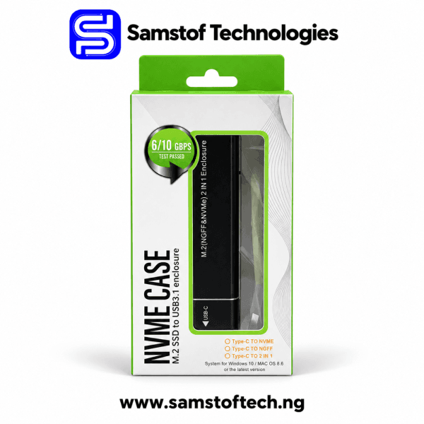M.2 SATA/NVMe to USB 3.1 SSD Enclosure