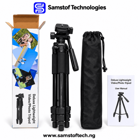 Deluxe Lightweight Video/Photo Tripod
